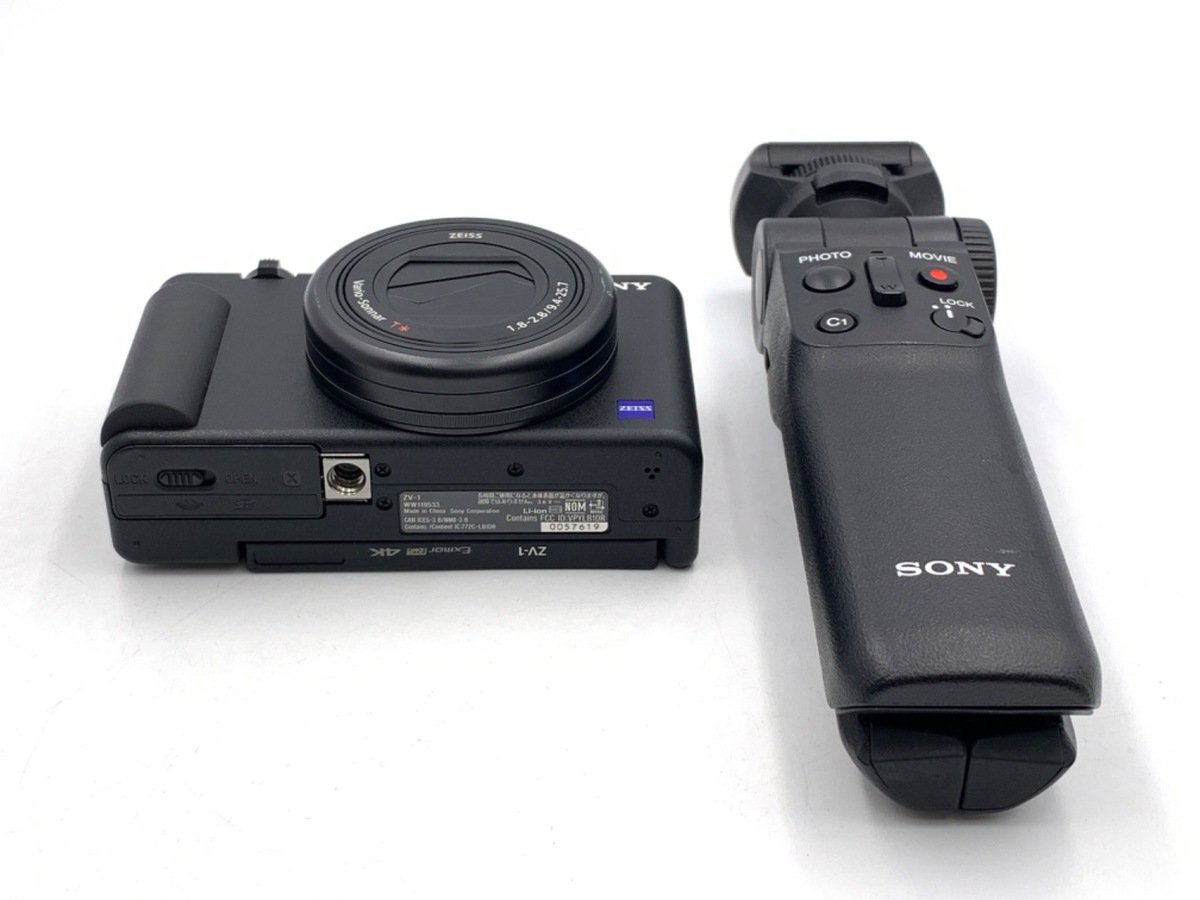 中古】ソニー VLOGCAM ZV-1G B シューティンググリップキット ブラック