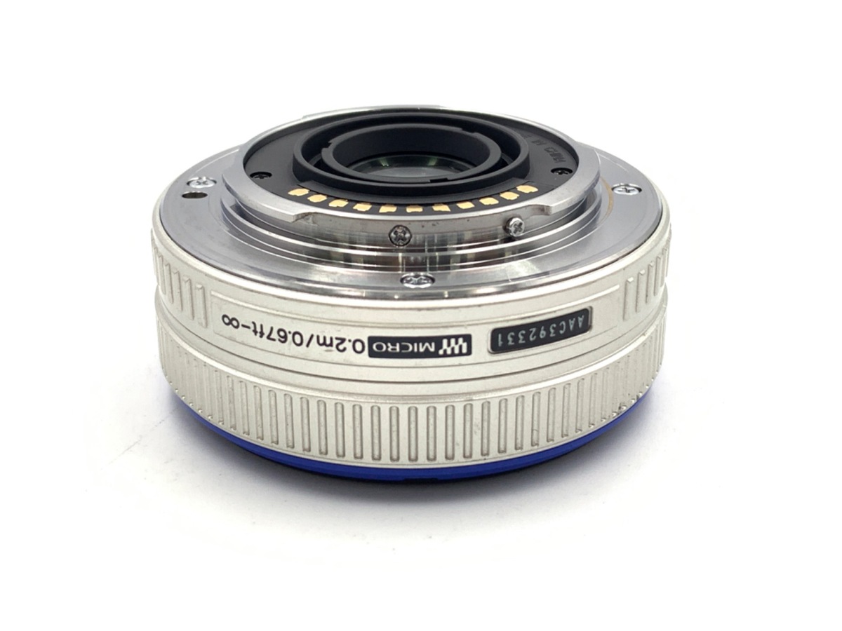 中古：B(並品)】オリンパス M.ZUIKO DIGITAL 17mm F2.8 シルバー