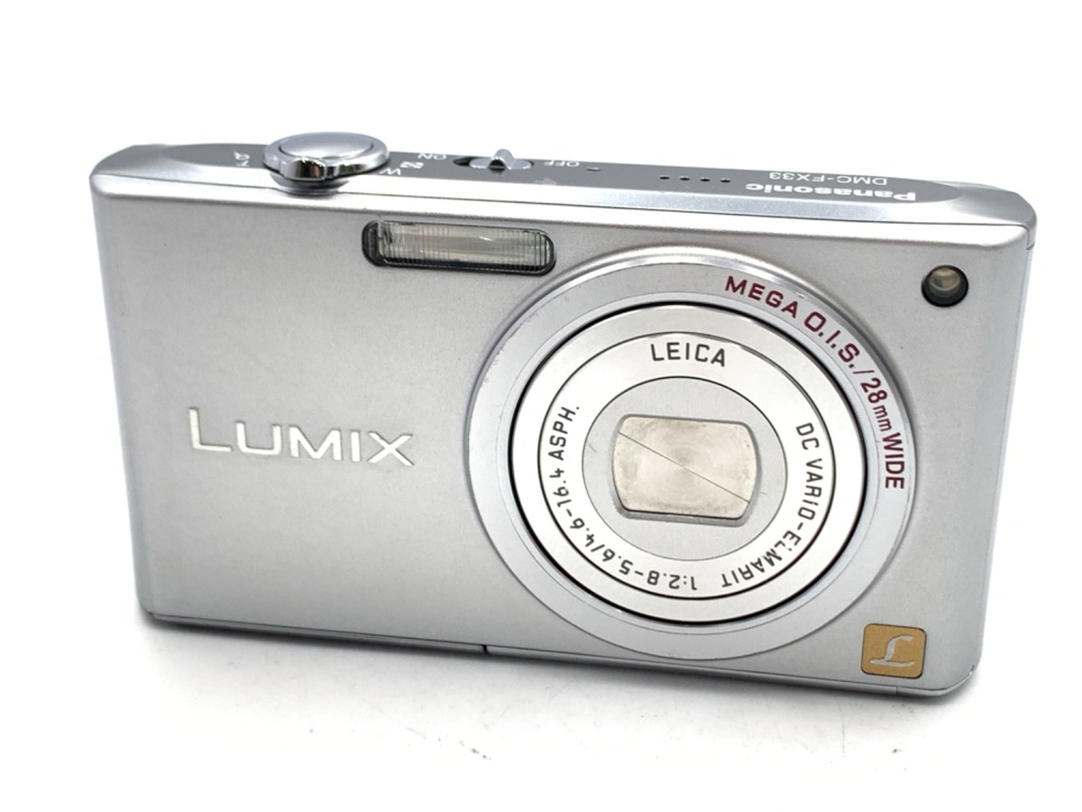 Panasonic LUMIX FX33 コンパクトデジタルカメラ 中古品 中古:B(並品)】パナソニック LUMIX DMC-FX33-S シルバー