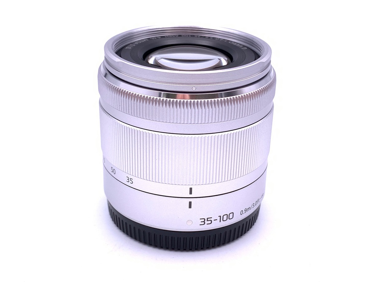 LUMIX G 35-100mm f4-5.6 シルバー 美品 Panasonic LUMIX G VARIO 35-100mm F4.0-5.6 H-FS35100-S Silver