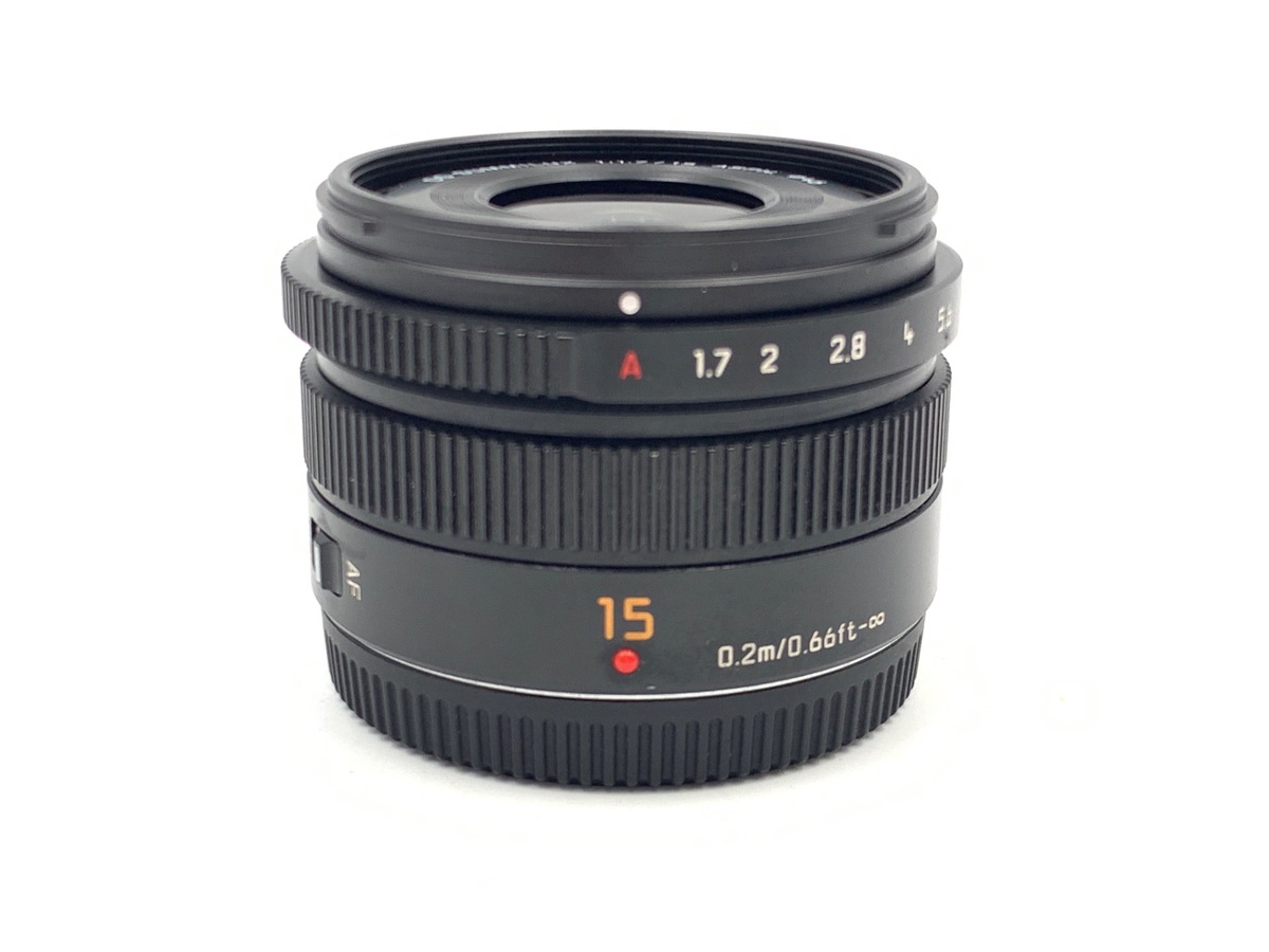 LEICA DG SUMMILUX 15mm/F1.7 ASPH. H-X015-K [ブラック] 中古価格比較