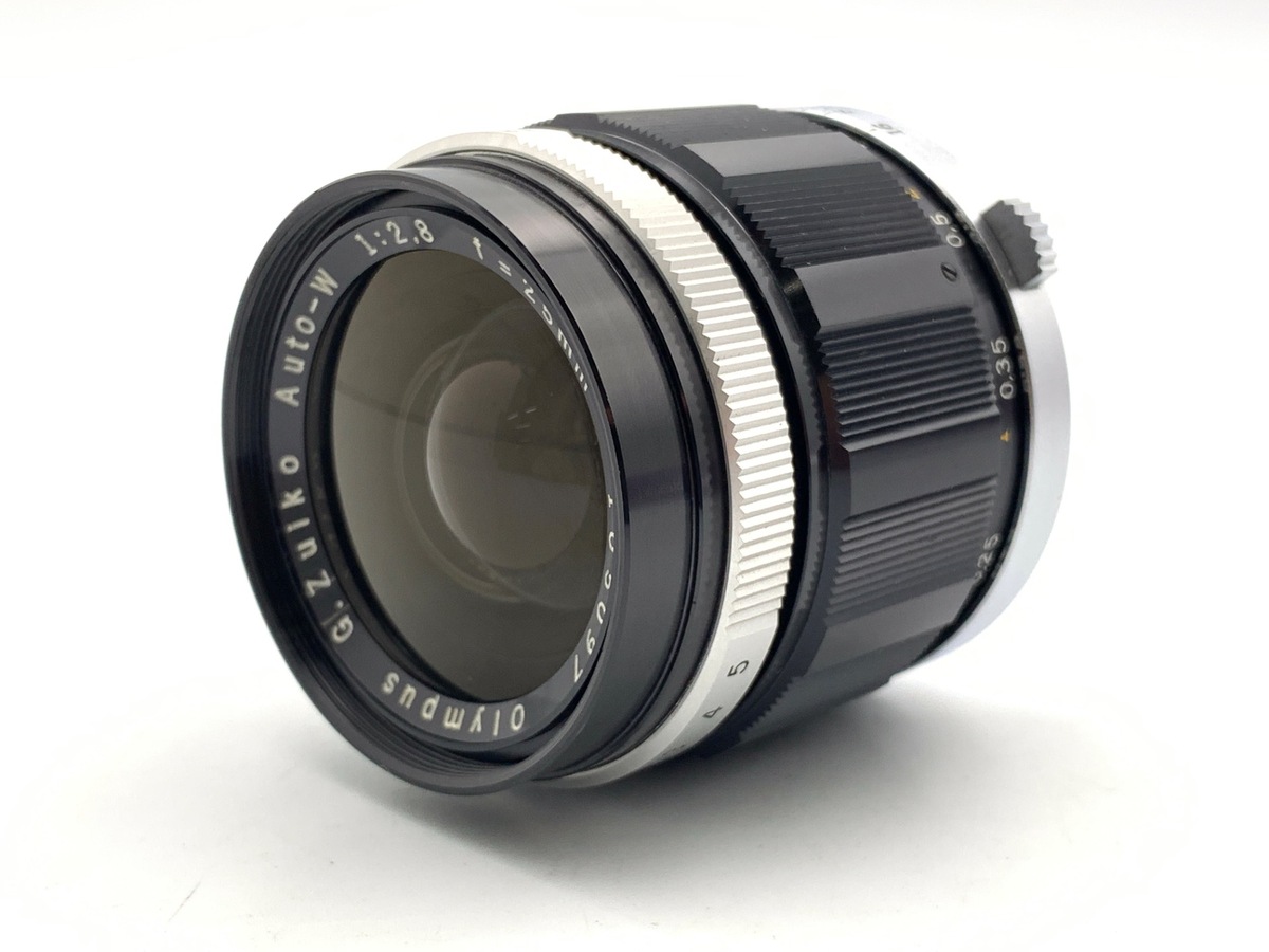 中古】オリンパス ペン用 G.ZUIKO AUTO-W 25mm F2.8 TTLナンバー付