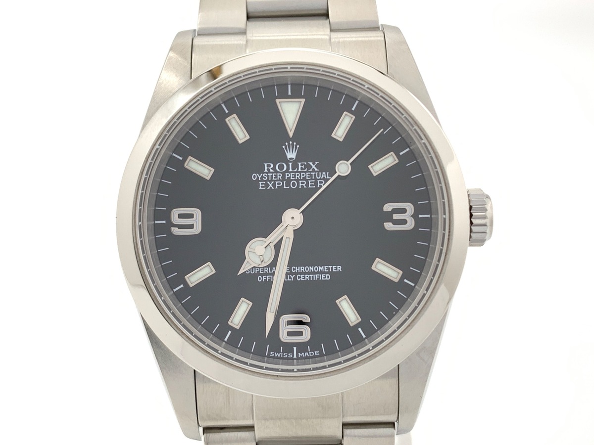ロレックス(ROLEX) エクスプローラーI ブラック 114270