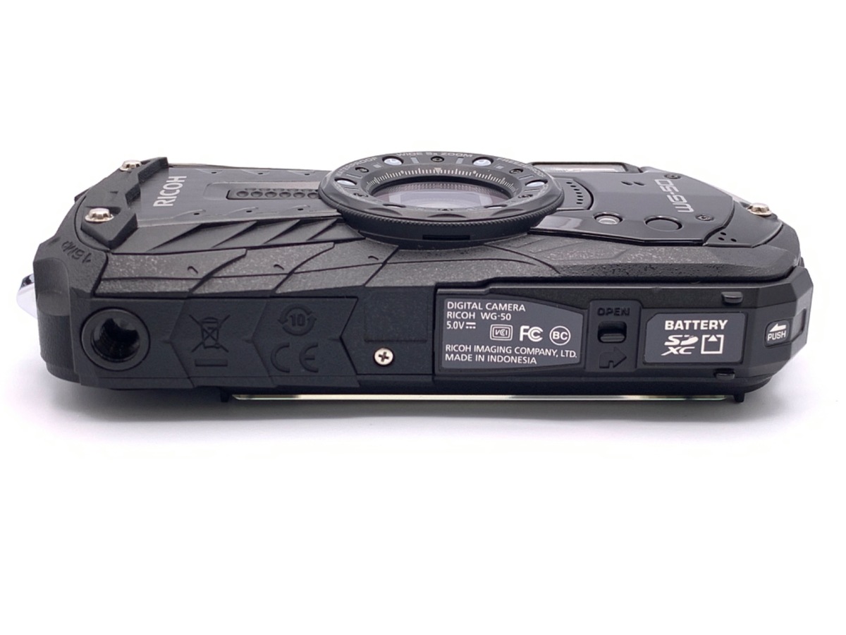 【並品】RICOH WG-50 BK ブラック 中古】RICOH リコー WG-50 ブラック 防水デジタルカメラ | 中古