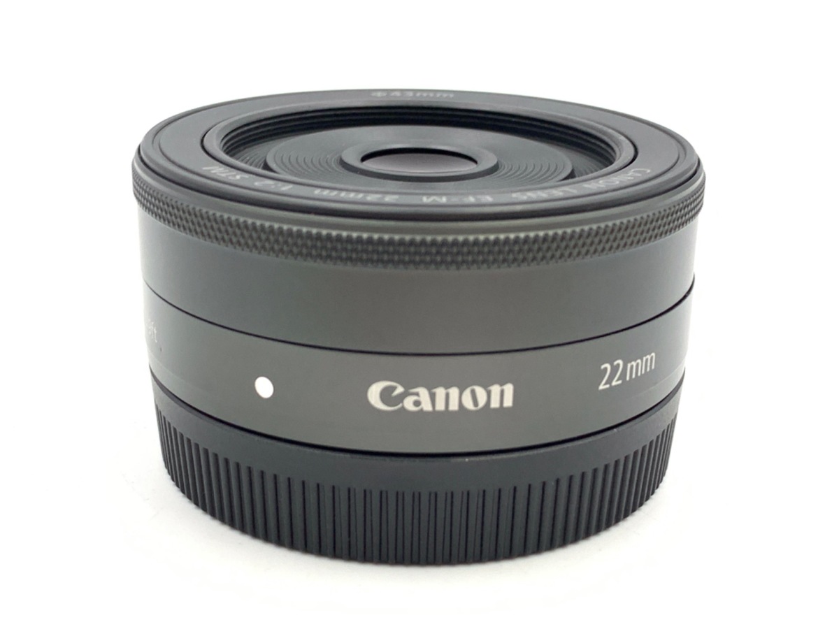 [極美品] Canon EF-M22mm F2 STM [グラファイト] キヤノン EF-M22mm F2 STM グラファイト販売終了 - とるなら