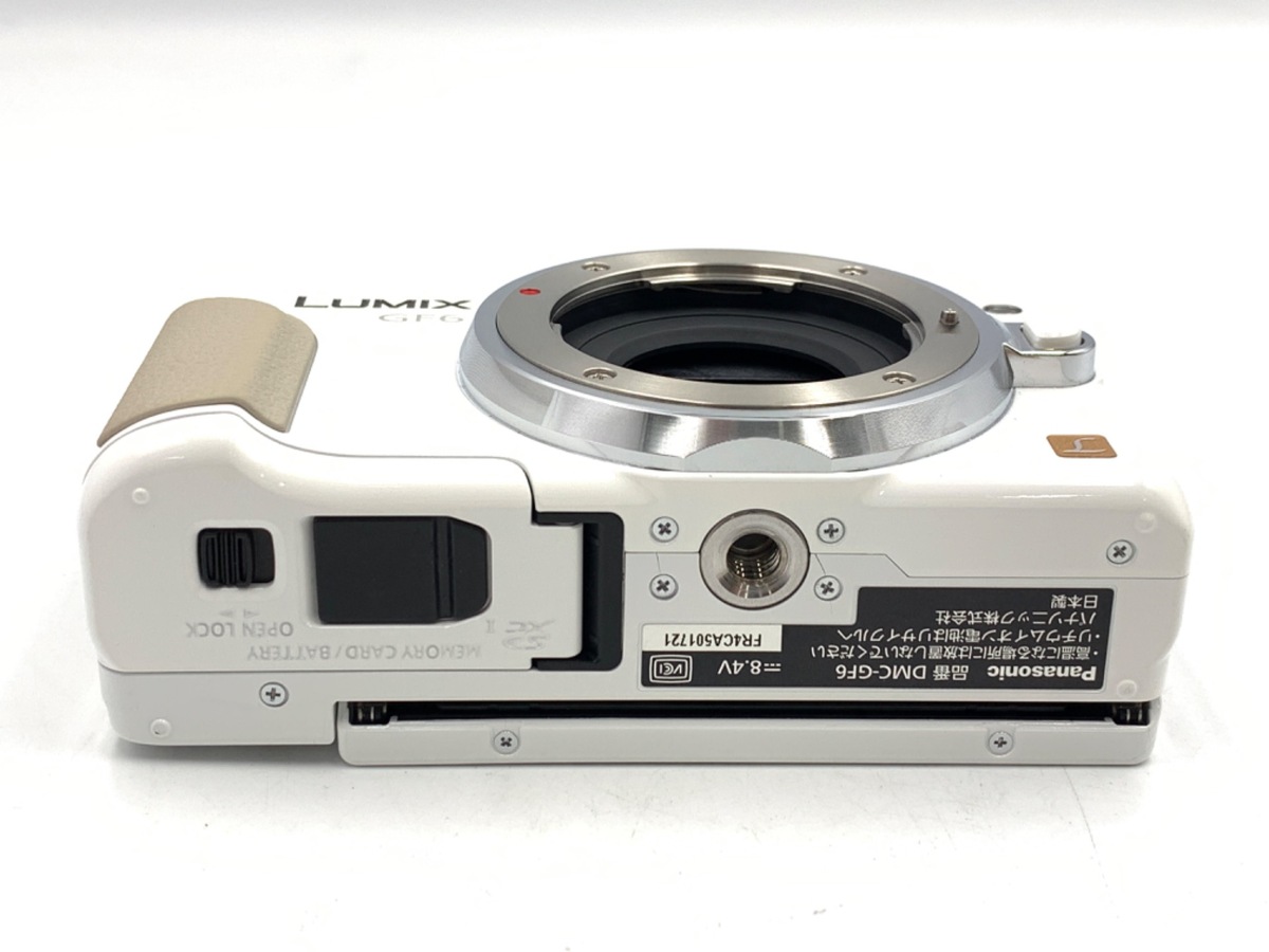 中古：B(並品)】パナソニック LUMIX DMC-GF6-W ボディ ホワイト