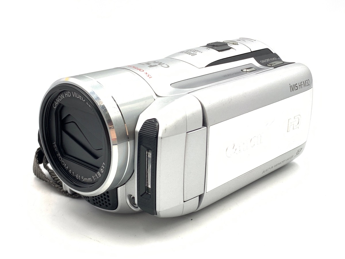 【美品】64GB内蔵！Canon ビデオカメラ iVIS HF M32 シルバー 中古：B(並品)】キヤノン iVIS HF M32 スノーシルバー | 2448840022062