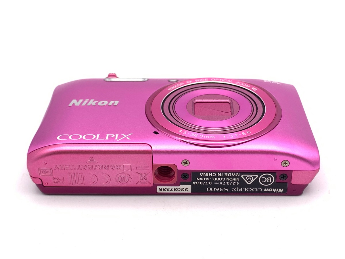 ニコン COOLPIX S3600 PK アザレアピンク