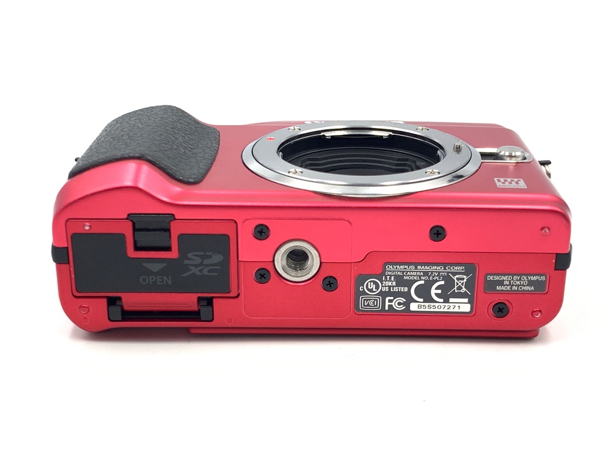 中古：B(並品)】オリンパス PEN Lite E-PL2 ボディ レッド | 2448860013958