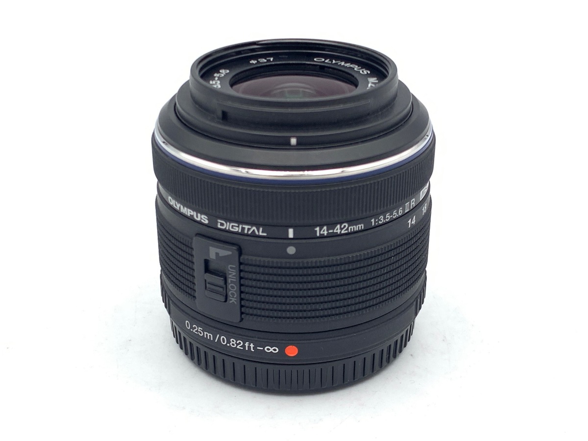中古】オリンパス M.ZUIKO DIGITAL 14-42mm F3.5-5.6 II R ブラック