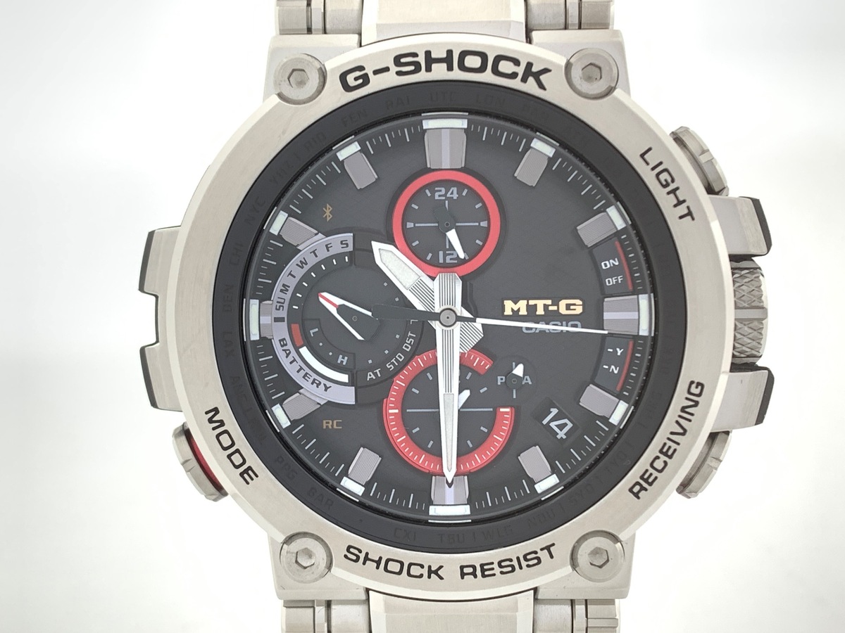 カシオ G-SHOCK MT-G ブラック MTG-B1000D-1AJF ステンレススティール