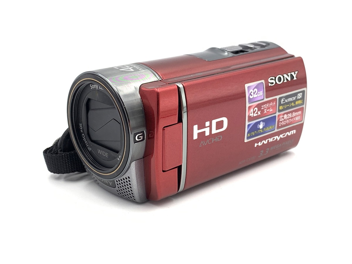 中古：B(並品)】ソニー HDR-CX180（レッド） | 2448860021953
