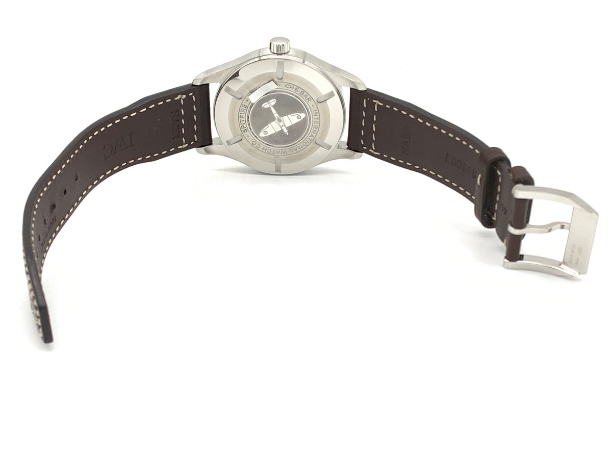 IWC パイロットウォッチ スピットファイア ブラック IW326803 ステンレススティール