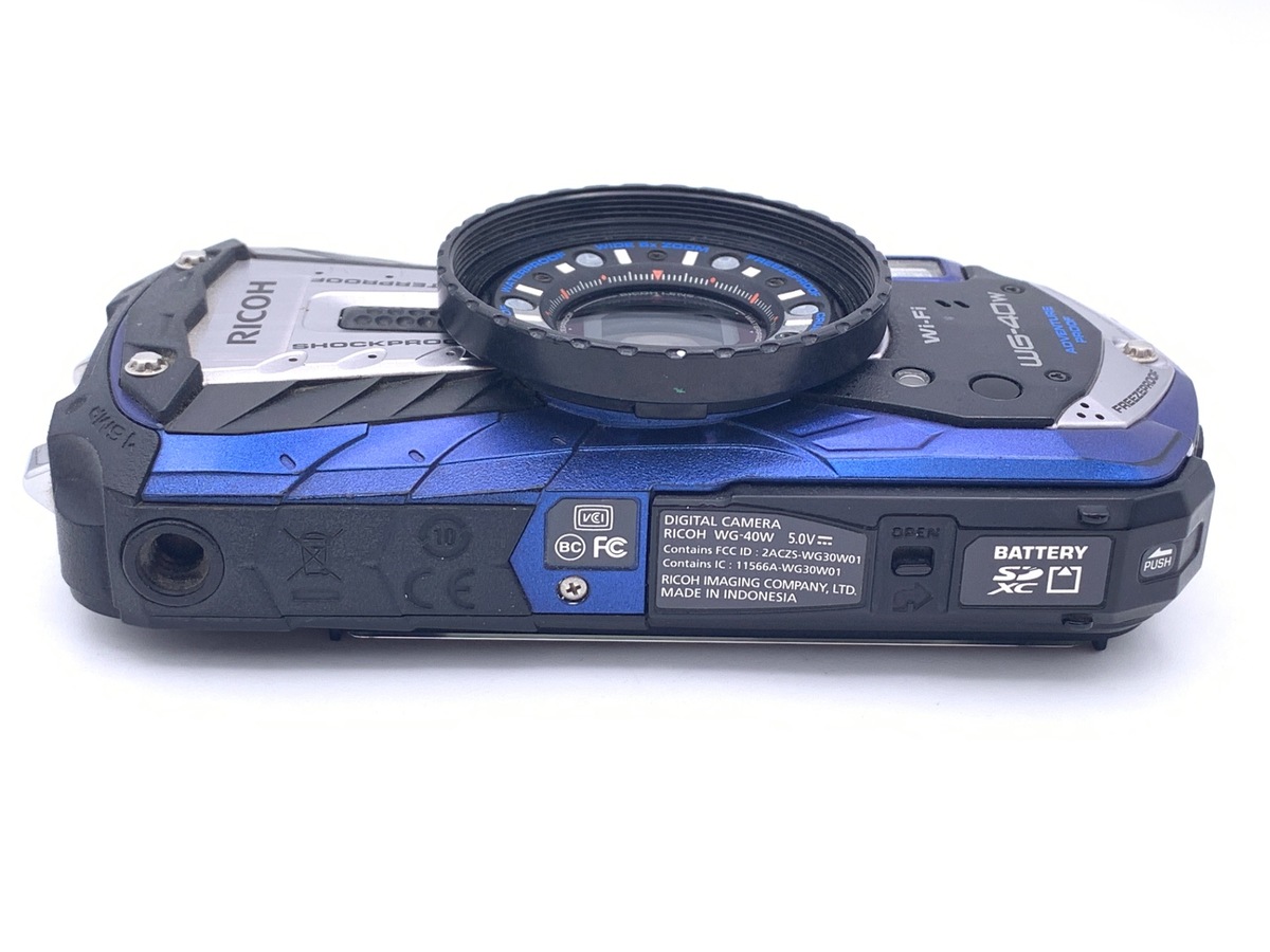 RICOH WG-40W 人気色Blueコンパクトデジタルカメラ RICOH WG-40W 人気色Blueコンパクトデジタルカメラ