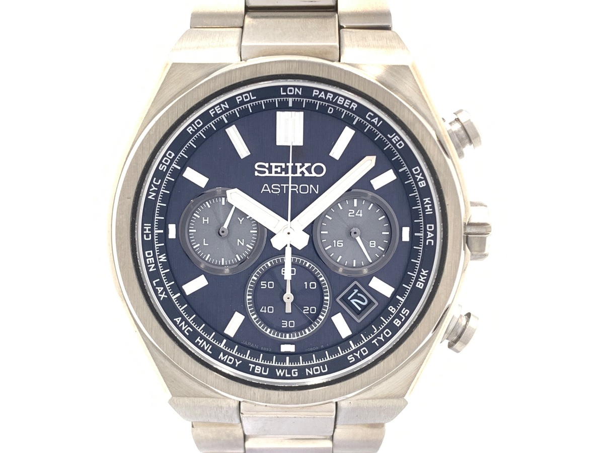 中古：B(並品)】セイコー アストロン ネクスター ブラック SBXY097