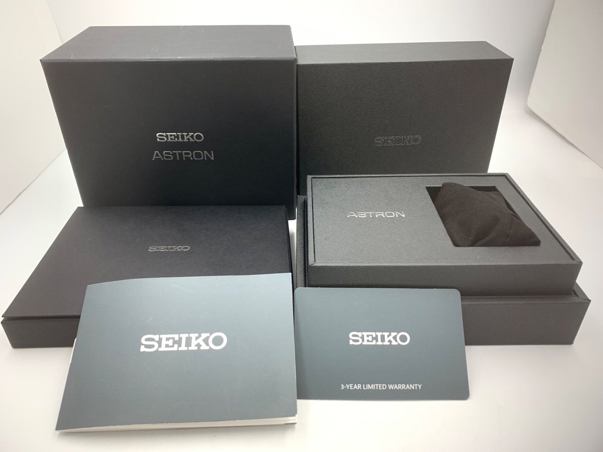 中古：B(並品)】セイコー アストロン ネクスター ブラック SBXY097 
