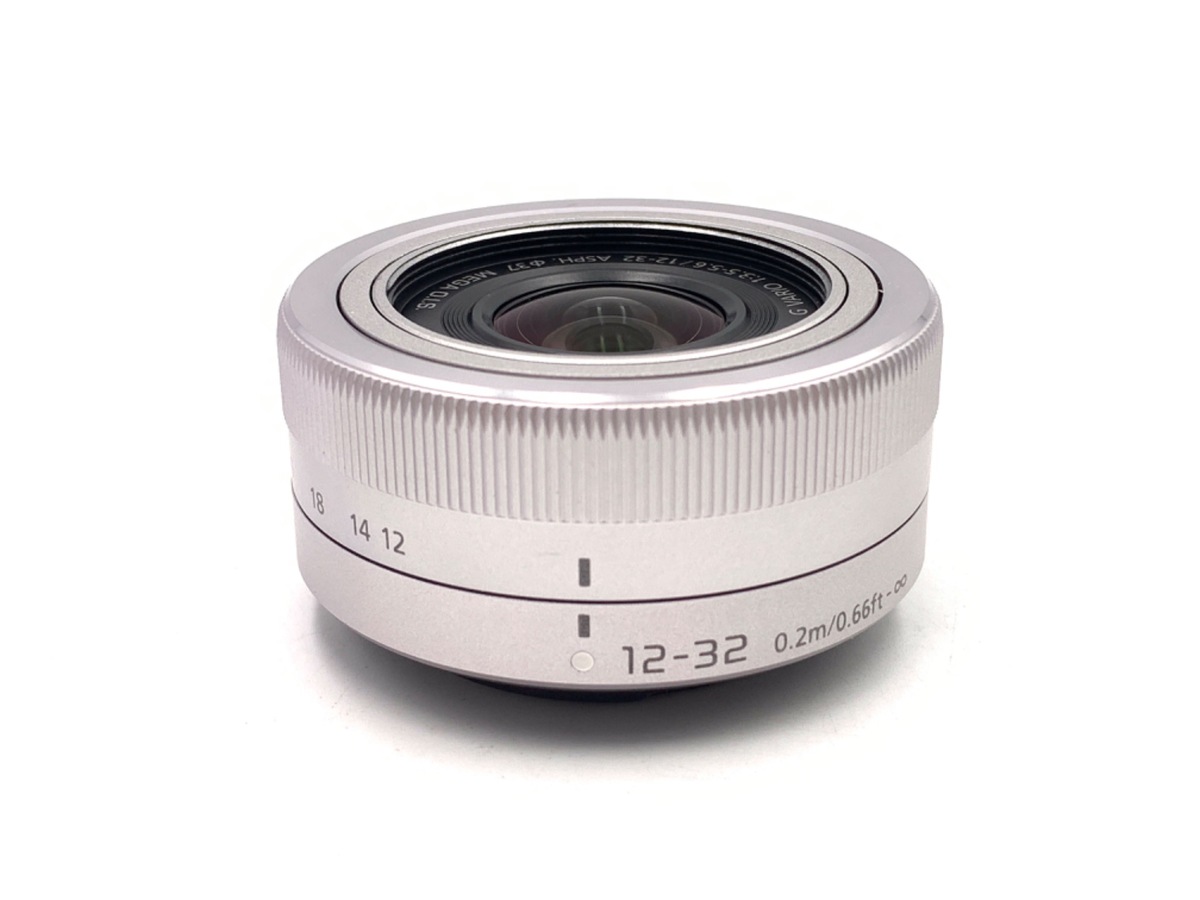 動作確認済 美品 LUMIX G 12-32mm シルバー Panasonic LUMIX G VARIO 12-32mm/F3.5-5.6 ASPH./MEGA O.I.S. H-FS12032-S