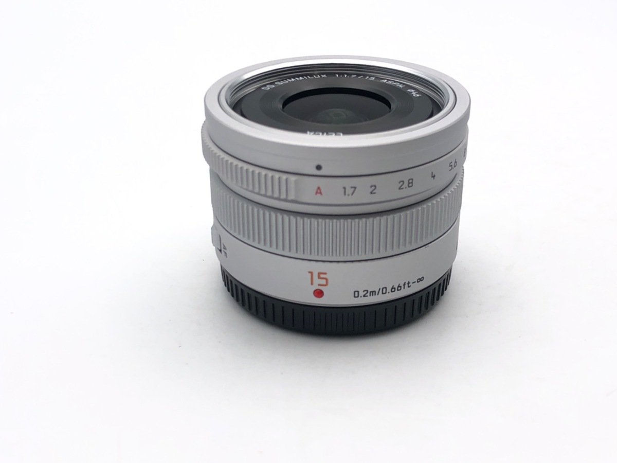 中古：A(美品)】パナソニック LEICA DG SUMMILUX 15mm/F1.7 ASPH. [H