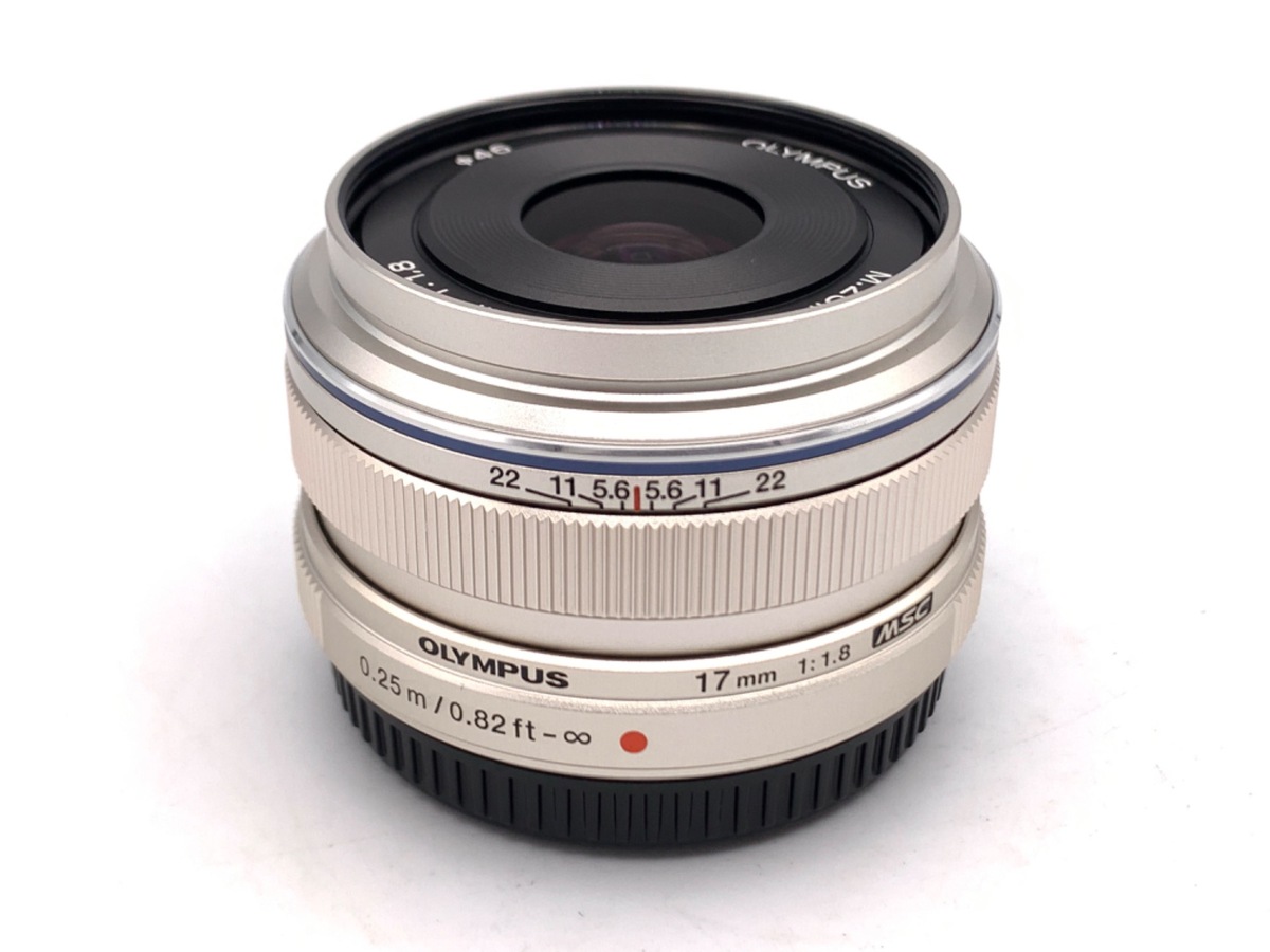 中古：A(美品)】オリンパス M.ZUIKO DIGITAL 17mm F1.8 シルバー
