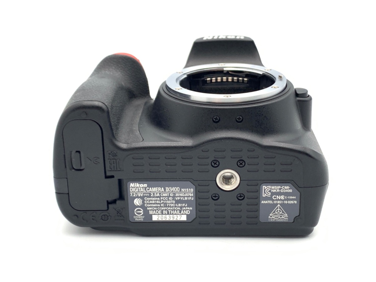 中古】ニコン D3400 ボディ ブラック｜｜カメラのキタムラネットショップ