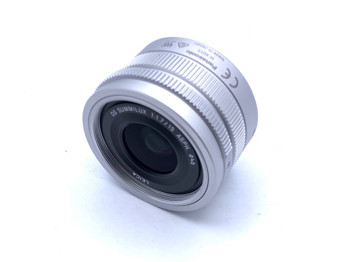 中古 パナソニック LEICA DG SUMMILUX 15mm F1.7 中古】 パナソニック LEICA DG SUMMILUX 15mm F1.7 ASPH シルバー