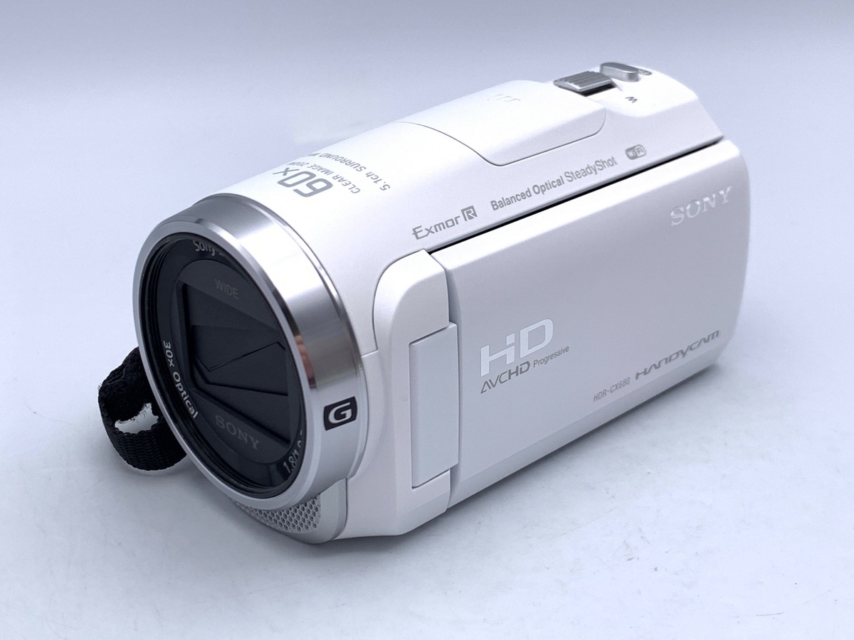 中古】ソニー デジタルHDビデオカメラレコーダー HDR-CX680 W ホワイト
