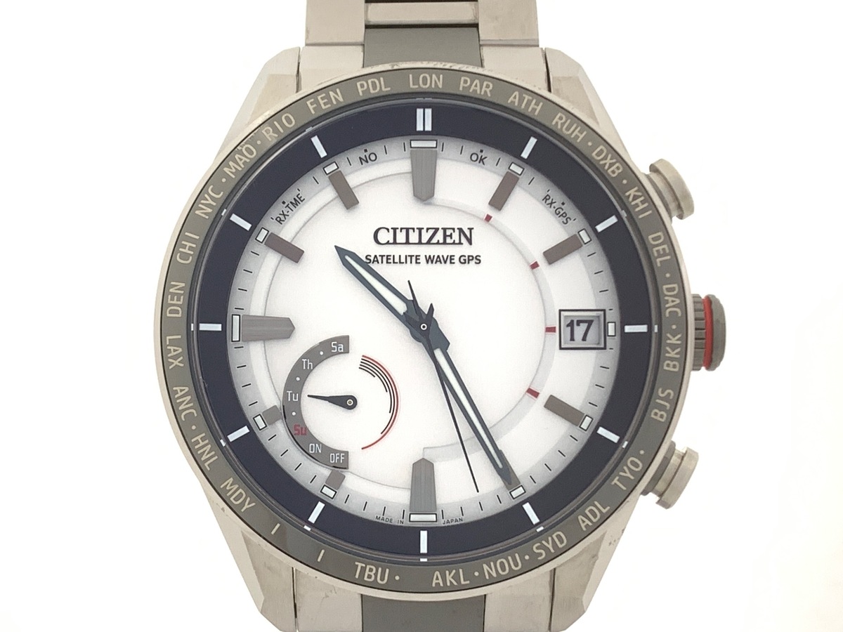 シチズン アテッサ ダイレクトフライト ホワイト CC3085-51A/F150-T025811 チタン