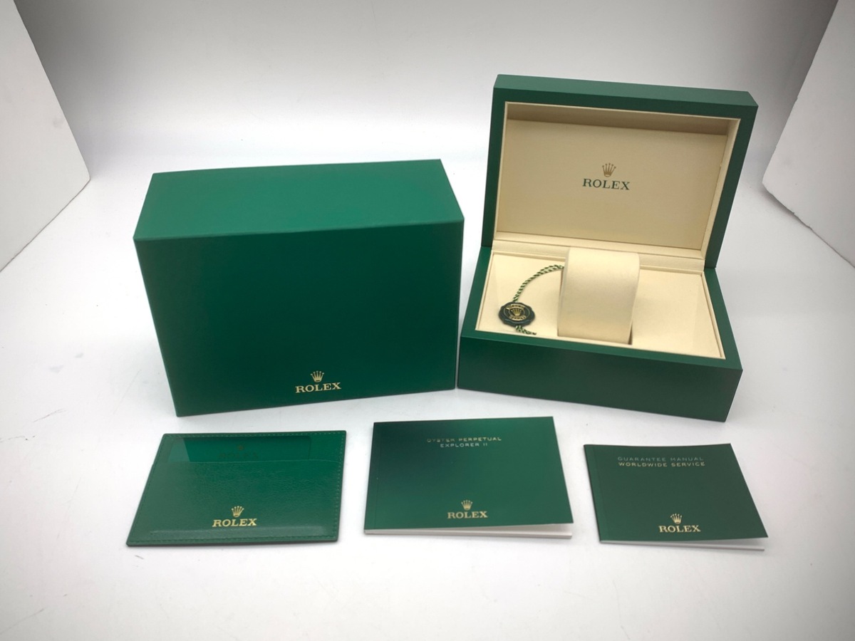 ロレックス(ROLEX) エクスプローラーII ブラック 226570 ステンレススティール