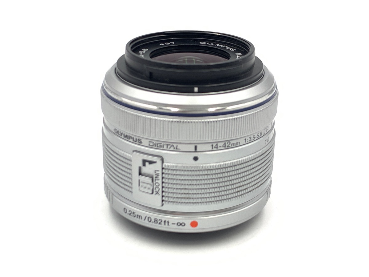 中古】オリンパス M.ZUIKO DIGITAL 14-42mm F3.5-5.6 II R シルバー