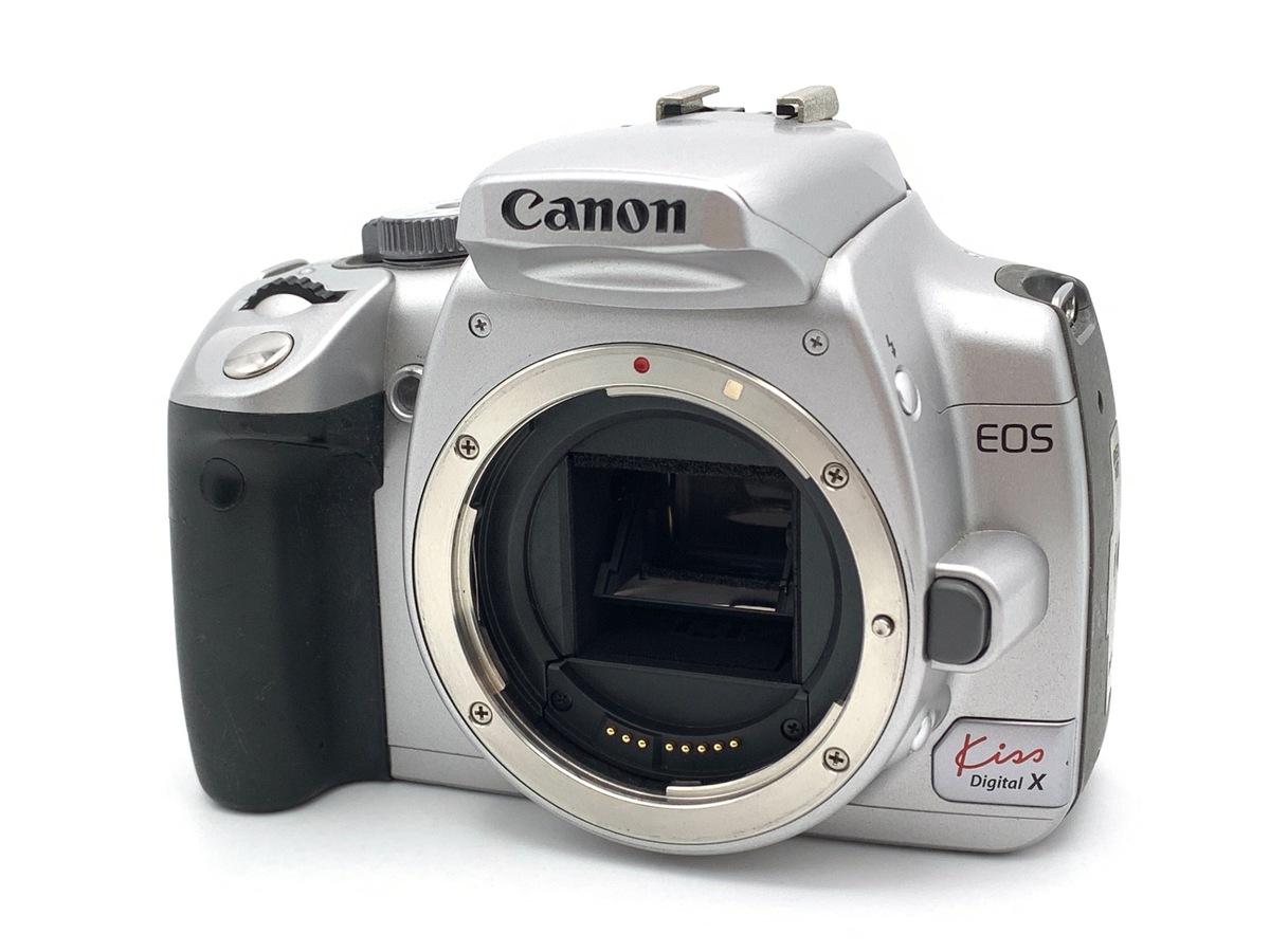 値下げ中　Cannon EOS Kiss Digital X 中古品 中古：B(並品)】キヤノン EOS Kiss Digital X ボディ シルバー
