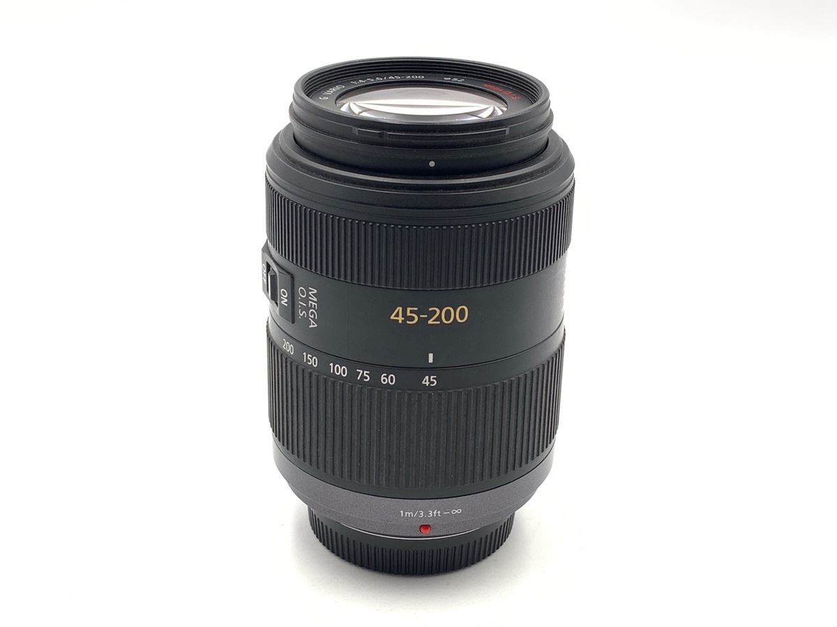 H-FS045200 LUMIX レンズ LUMIX G VARIO 45-200mm/F4.0-5.6/MEGA O.I.S. H-FS045200 中古