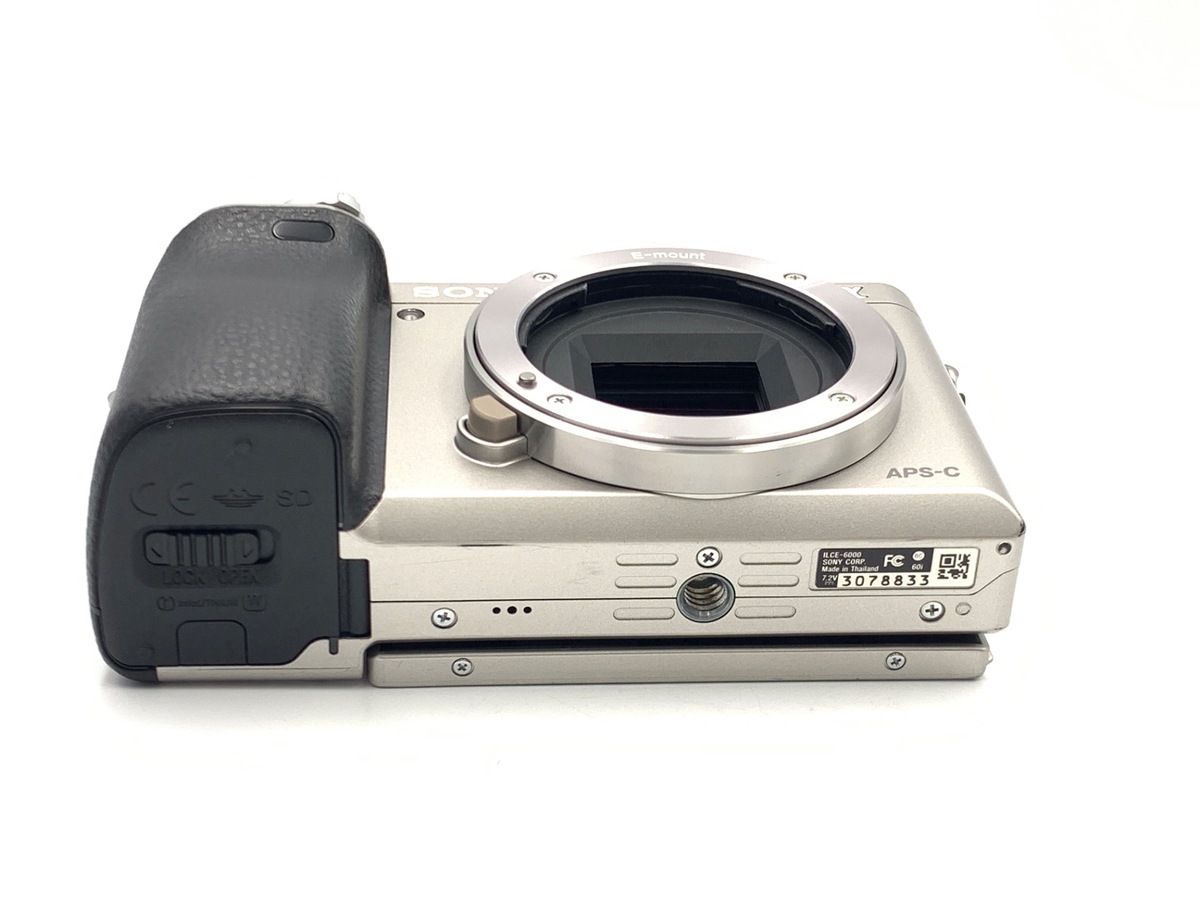 中古：B(並品)】ソニー α6000 ボディ シルバー [ILCE-6000 S