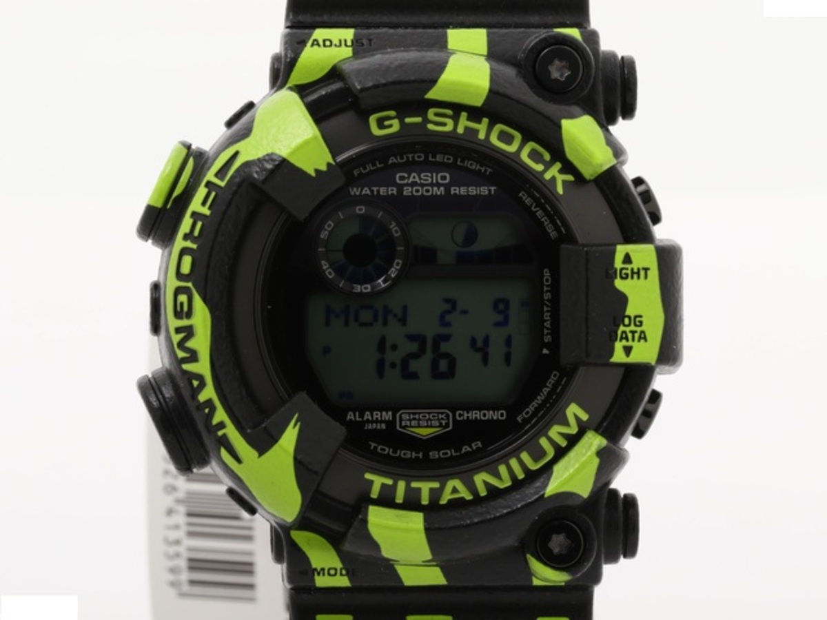 カシオ G-SHOCK フロッグマン ブラック GW-8200TPF-1JR チタン/樹脂