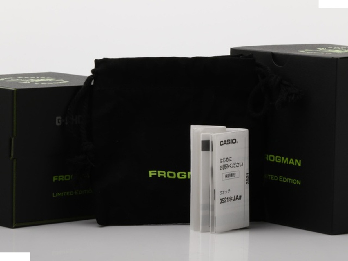 カシオ G-SHOCK フロッグマン ブラック GW-8200TPF-1JR チタン/樹脂