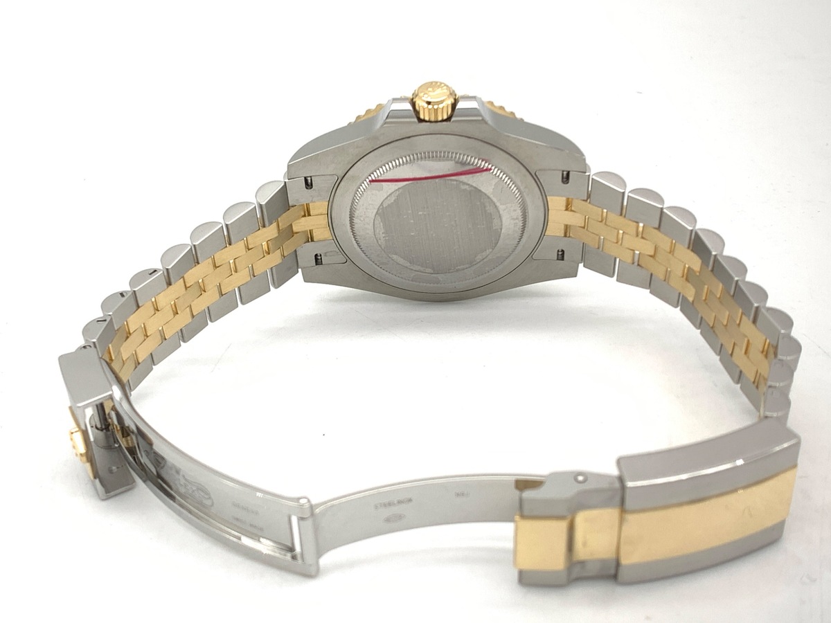 ロレックス(ROLEX) GMTマスターII ブラック 126713GRNR ステンレススティール/イエローゴールド ジュビリーブレス