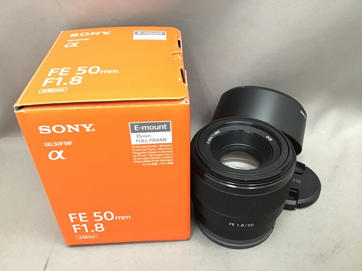 〔中古〕SONY(ソニー) FE 50mm F1.8 ブラック SEL50F18F〔349-ud〕