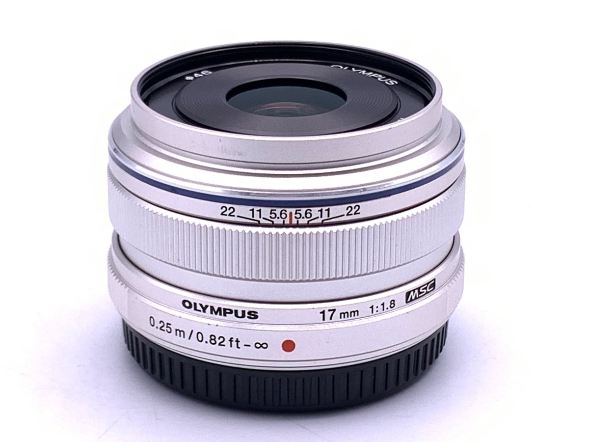 中古：B(並品)】オリンパス M.ZUIKO DIGITAL 17mm F1.8 シルバー