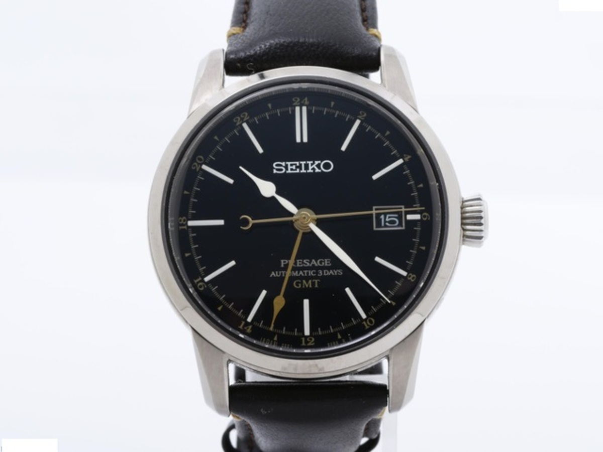 セイコー プレザージュ ブラック SARH001/6R54-00F0 ステンレススティール 漆ダイヤル