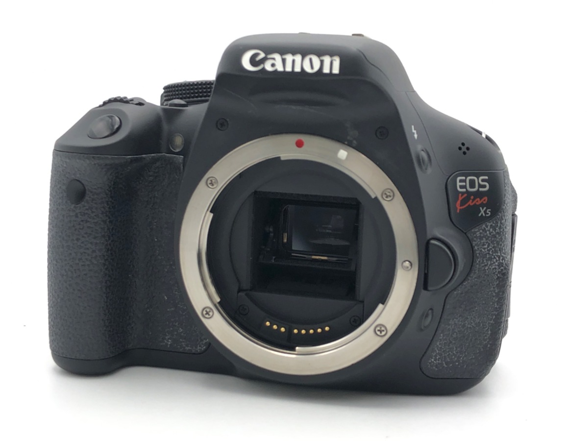 【美品】Canon EOS Kiss X5 一眼レフ カメラ 卒業式 入学式 キヤノン（Canon） Canon EOS kiss X5 レンズセット 動画撮影 SDカード