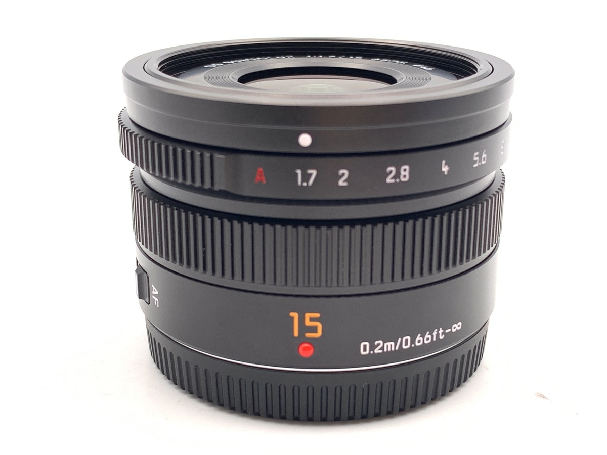 中古：AB(良品)】パナソニック LEICA DG SUMMILUX 15mm/F1.7 ASPH. [H