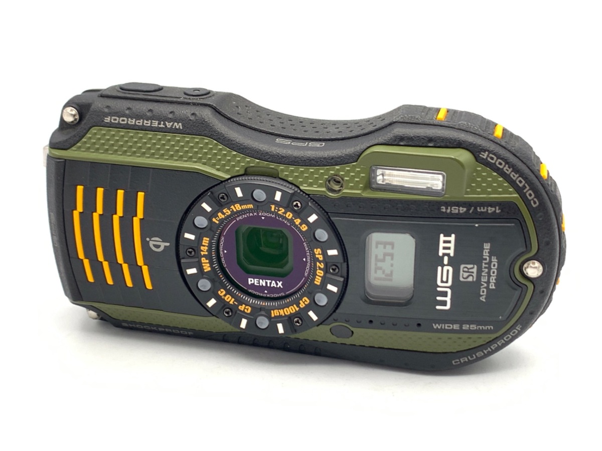 �y���^�b�N�X Optio WG-3 GPS �O���[��
