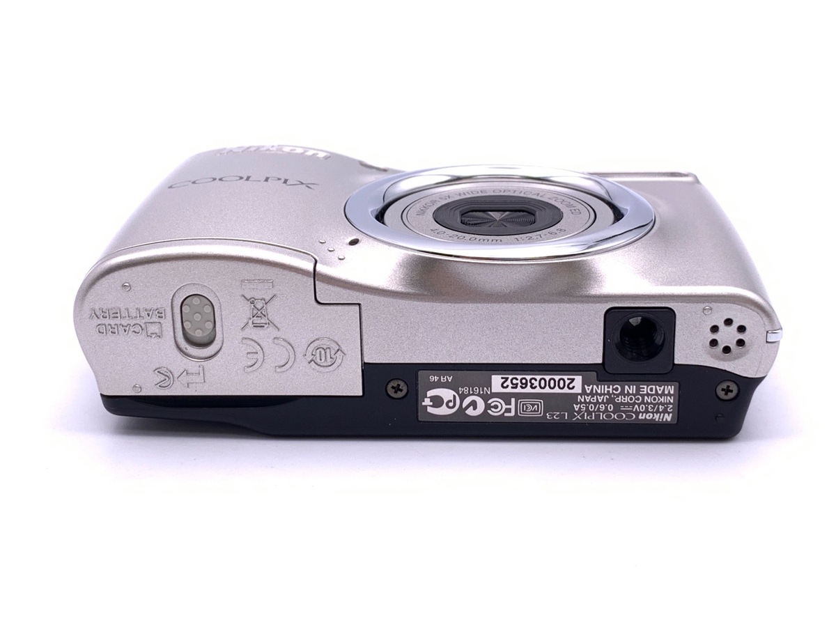 ✨動作確認済✨️Nicon COOLPIXL23 シルバー ニコン クールピクス 実写