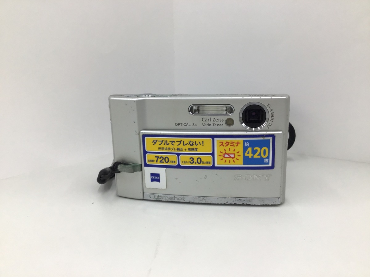 中古：C(やや難あり)】ソニー Cyber-shot DSC-T30 シルバー