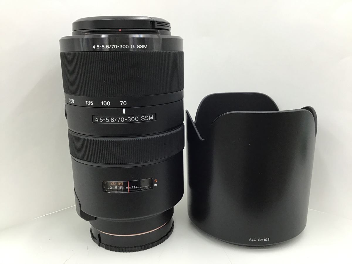 美品 ソニー SAL70300G ソフトケース付き！中古美品 SONY（ソニー） 中古 1年保証 美品 SONY 70-300mm F4.5-5.6 G SSM