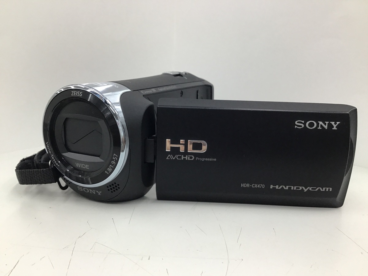 中古】ソニー デジタルHDビデオカメラレコーダー HDR-CX470 B ブラック