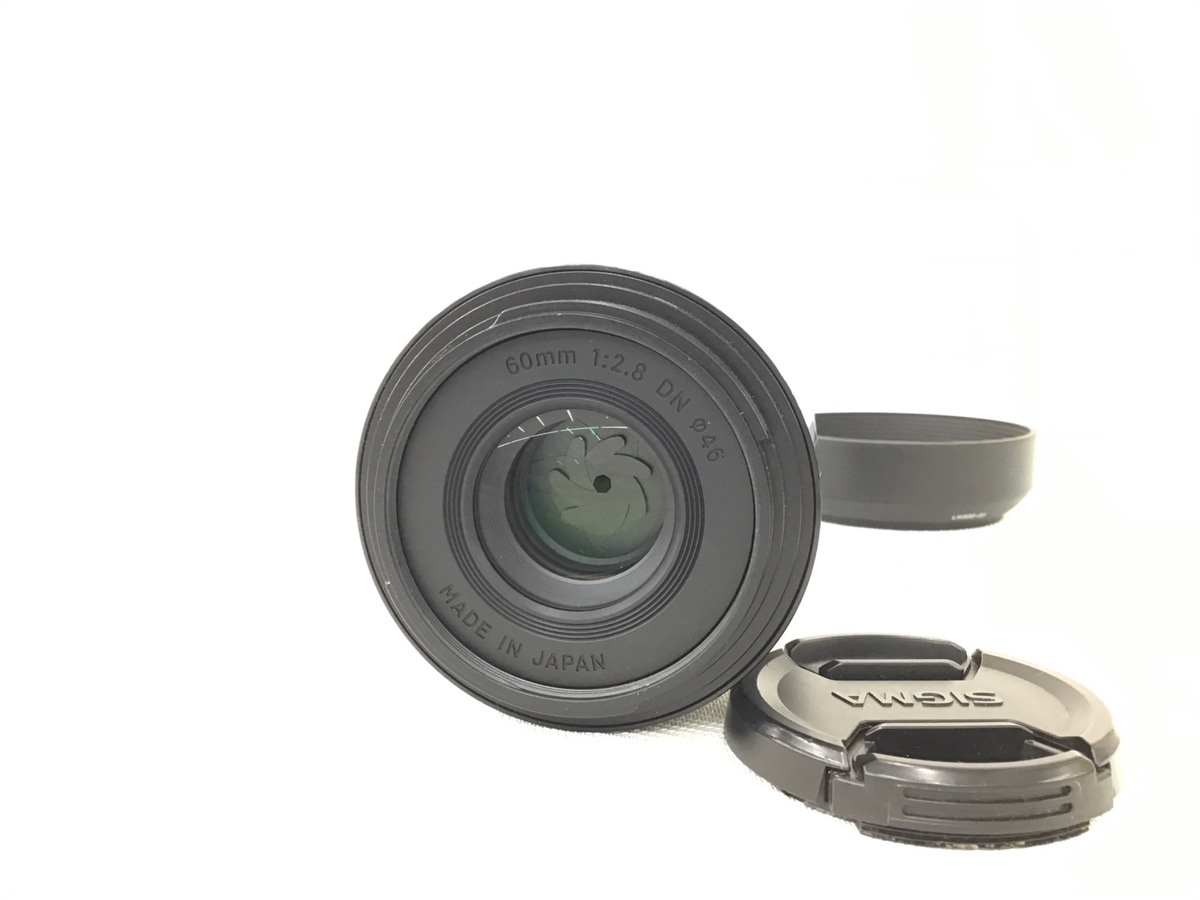 中古】シグマ 60mm F2.8 DN ソニーEマウント用 ブラック｜｜カメラの