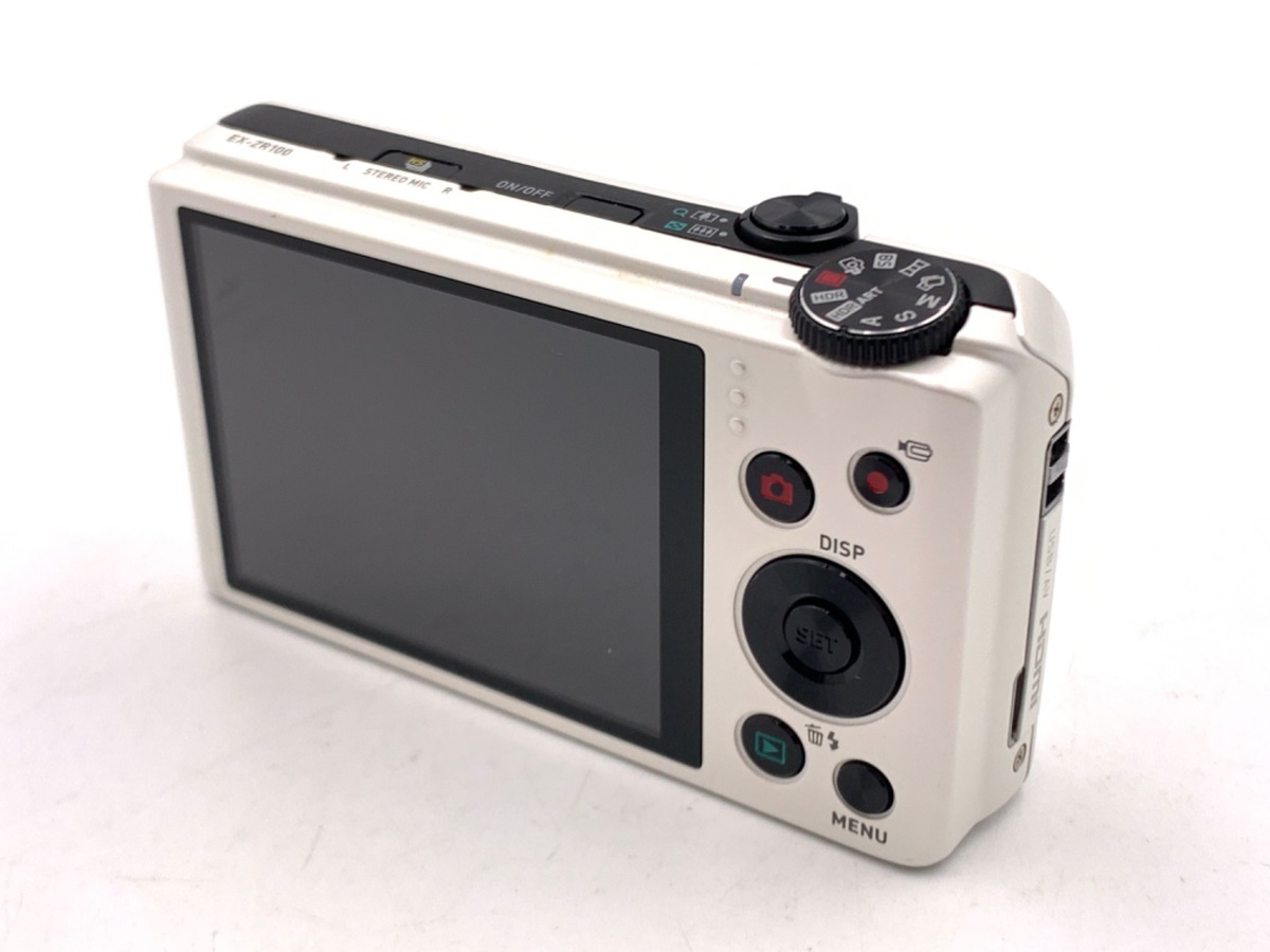 中古：C(やや難あり)】カシオ EXILIM EX-ZR100 ホワイト | 2449080017672