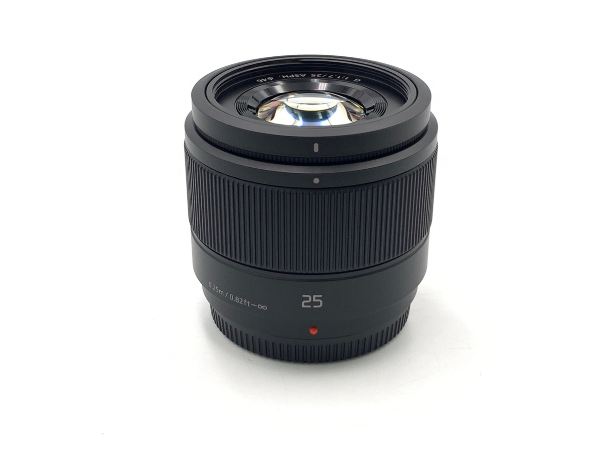 Panasonic H-H025 25mm F1.7 カビあり カメラレンズ LUMIX G 25mm/F1.7 ASPH. LUMIX（ルミックス） ブラック