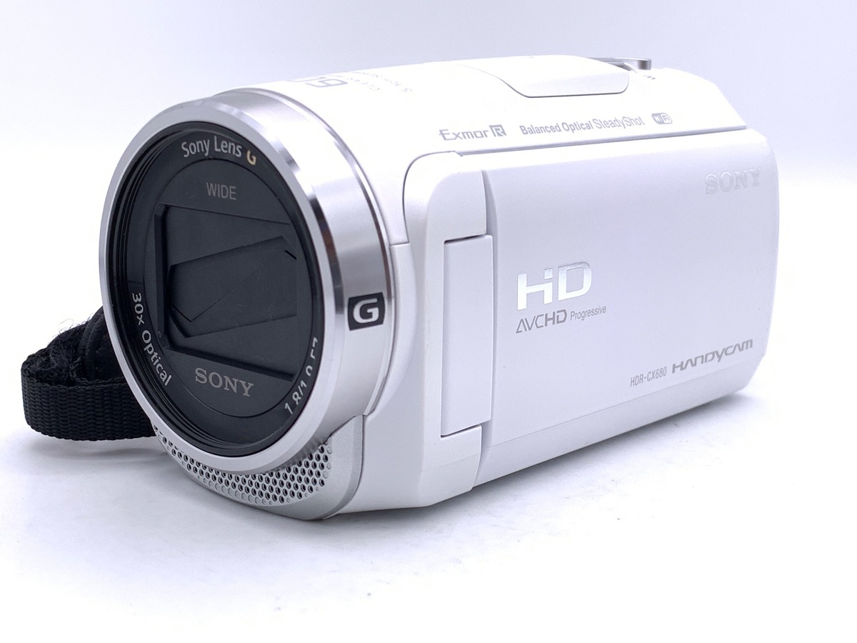 中古】ソニー デジタルHDビデオカメラレコーダー HDR-CX680 W ホワイト