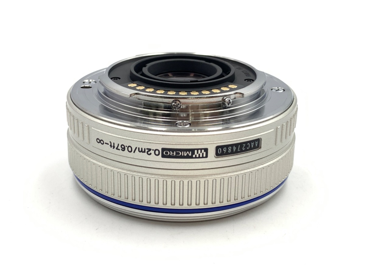 中古：B(並品)】オリンパス M.ZUIKO DIGITAL 17mm F2.8 シルバー